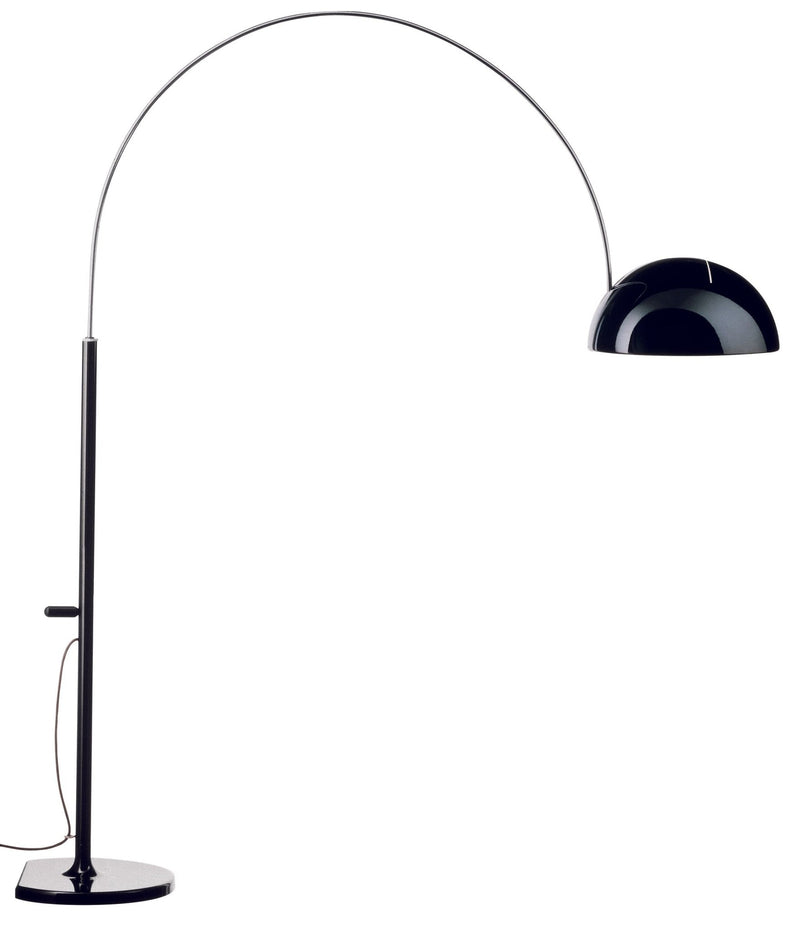 Coupé Arched Floor Lamp - Oluce - Floor Lamps - White - HORNE