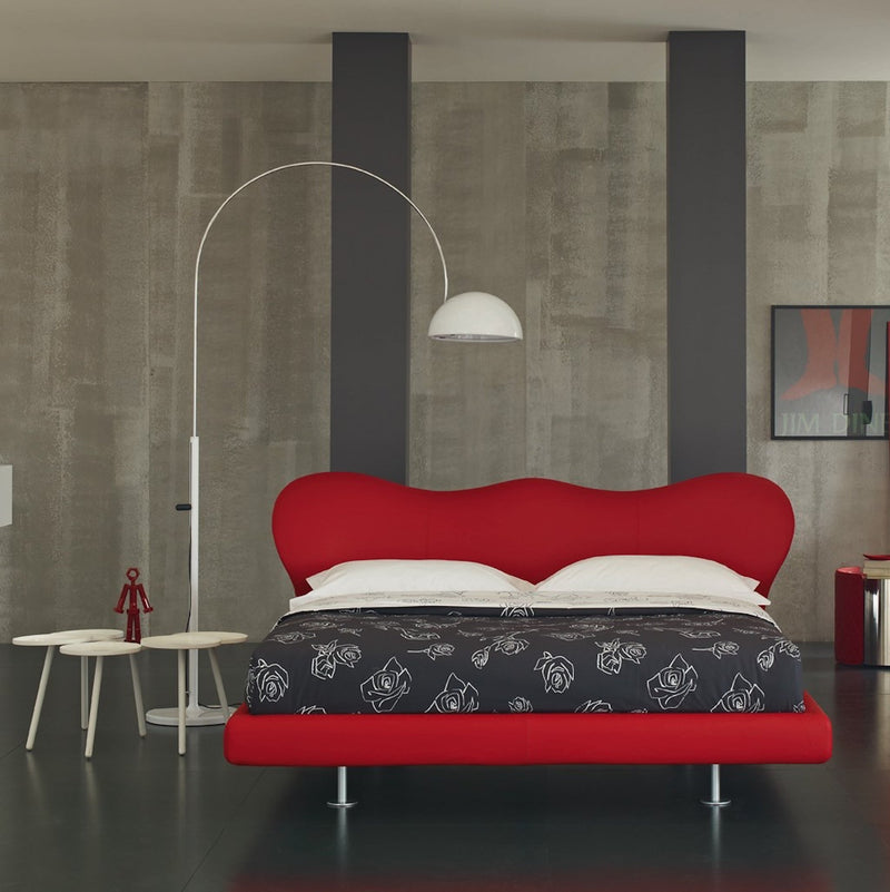 Coupé Arched Floor Lamp - Oluce - Floor Lamps - White - HORNE