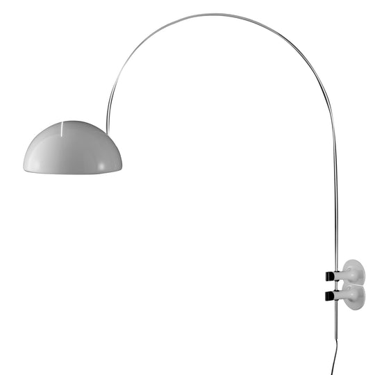 Coupé Arched Wall Lamp - Oluce - Wall Sconces - White - HORNE