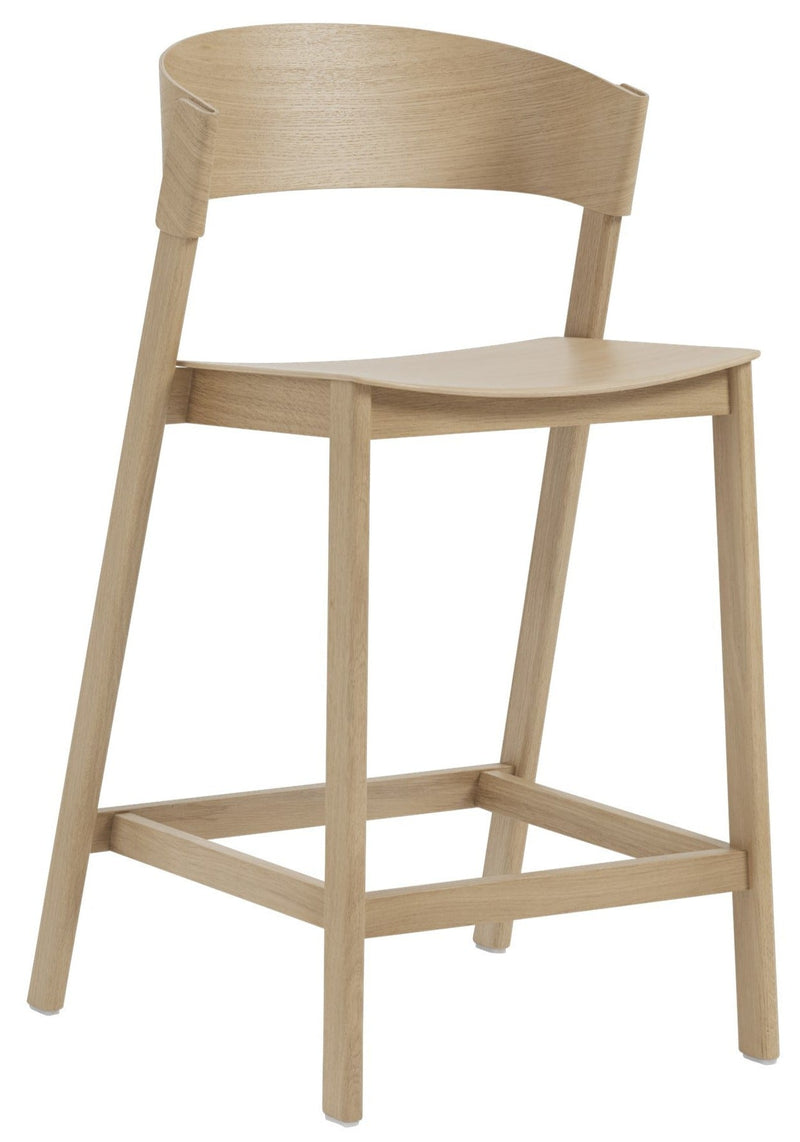 Cover Bar & Counter Stool - Muuto - Stools + Benches + Ottomans - Counter Height - Black - HORNE