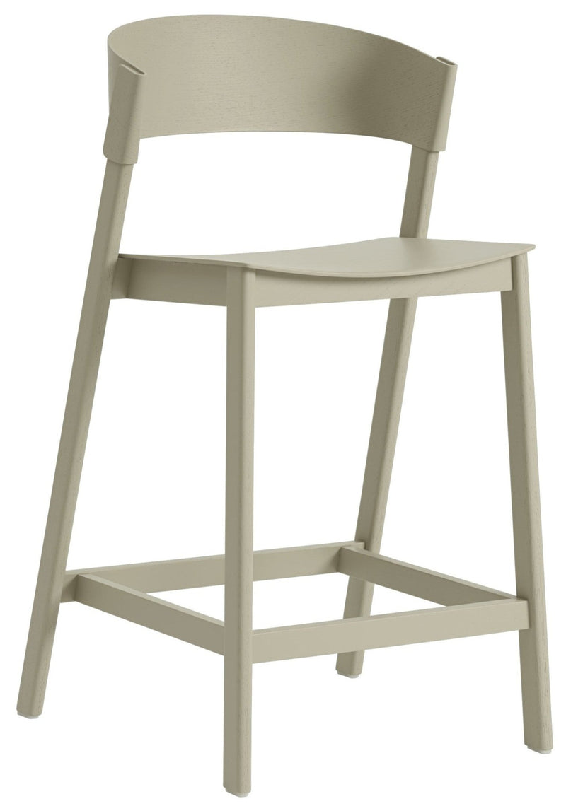 Cover Bar & Counter Stool - Muuto - Stools + Benches + Ottomans - Counter Height - Black - HORNE