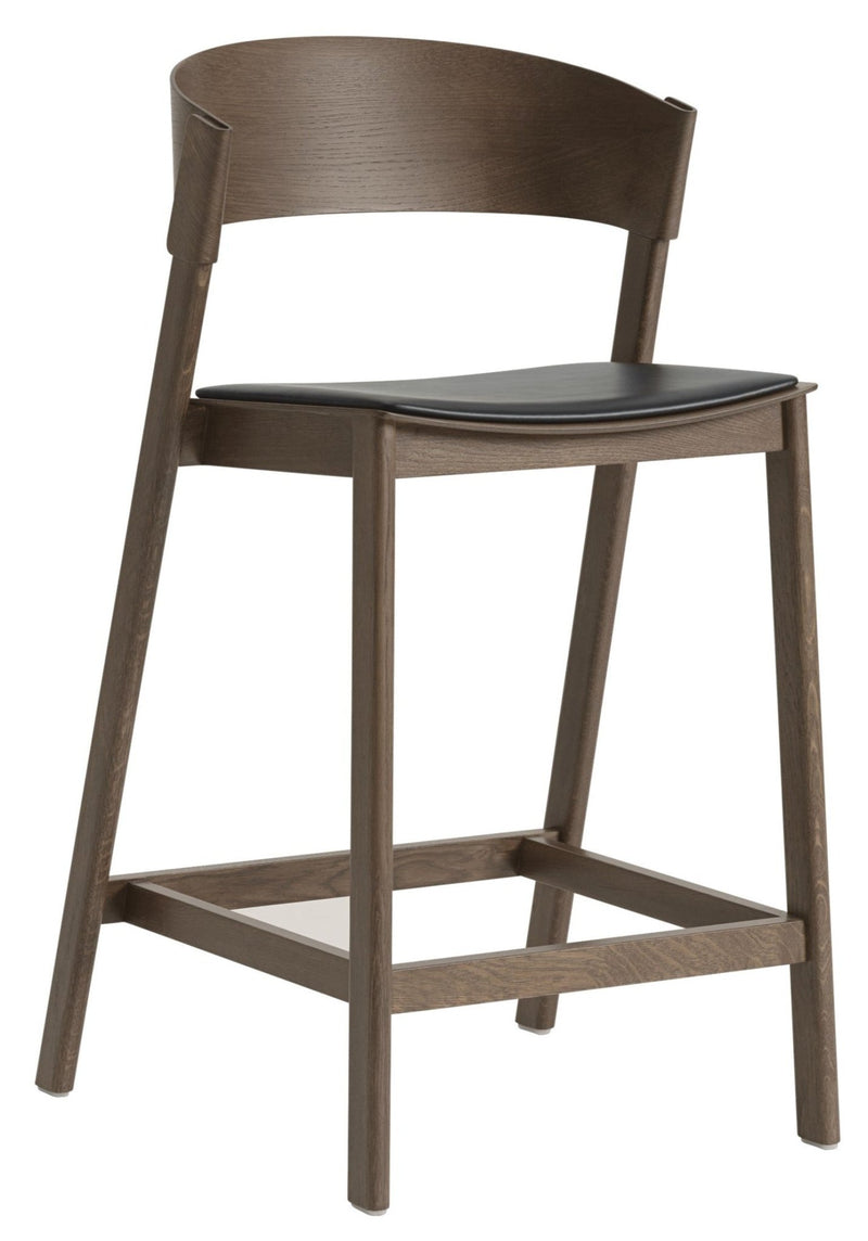 Cover Bar & Counter Stool - Muuto - Stools + Benches + Ottomans - Counter Height - Black - HORNE
