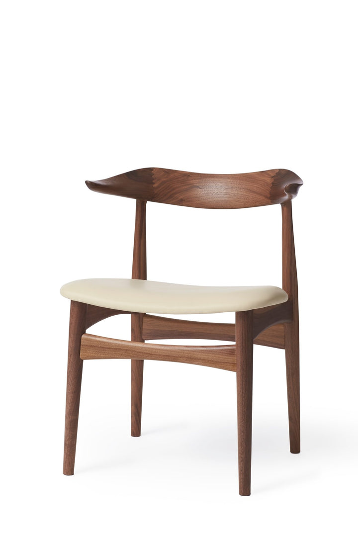 Cow Horn Dining Chair - Warm Nordic - Chairs - Prescott 201 - Walnut - HORNE