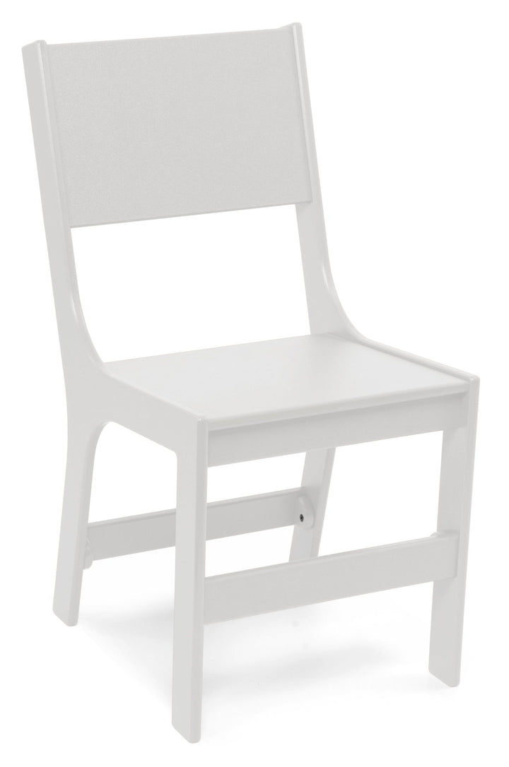 Cricket Dining Chair - Solid Back - Loll Designs - Outdoor Furniture - Cloud White - HORNE