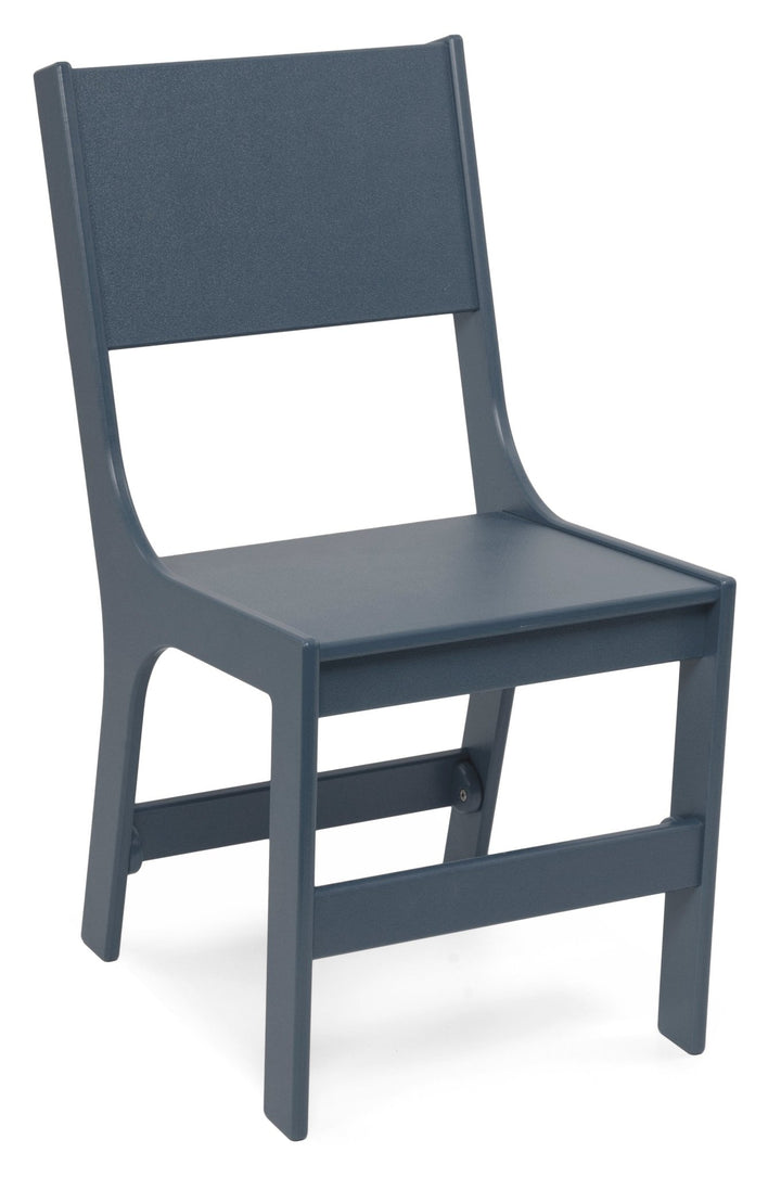 Cricket Dining Chair - Solid Back - Loll Designs - Outdoor Furniture - Charcoal Grey - HORNE