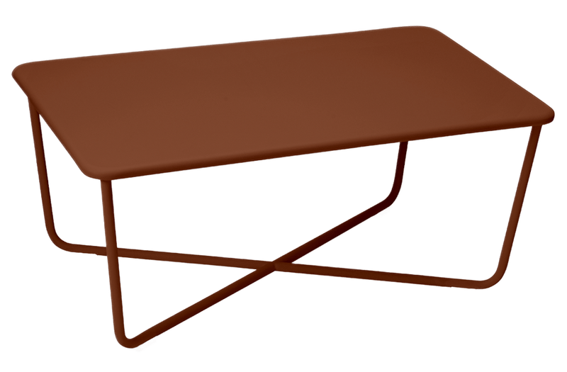 Croisette Low Table - Fermob - Outdoor Furniture - Chili Red - HORNE