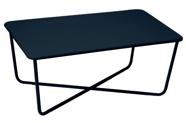 Croisette Low Table - Fermob - Outdoor Furniture - Deep Blue - HORNE