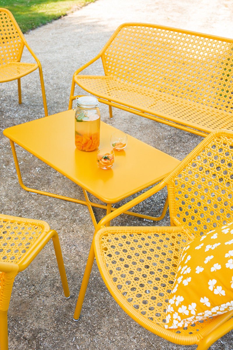 Croisette Low Table - Fermob - Outdoor Furniture - Chili Red - HORNE