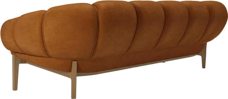 Croissant Sofa - Gubi - Sofas - Solid Oiled American Walnut - Hallingdal 65 - 0173 - HORNE