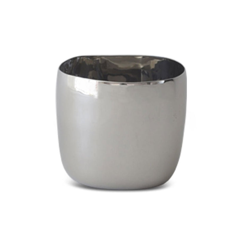 Cuadrado Medium Vessel in Stainless Steel - Tina Frey - Art + Objects - HORNE