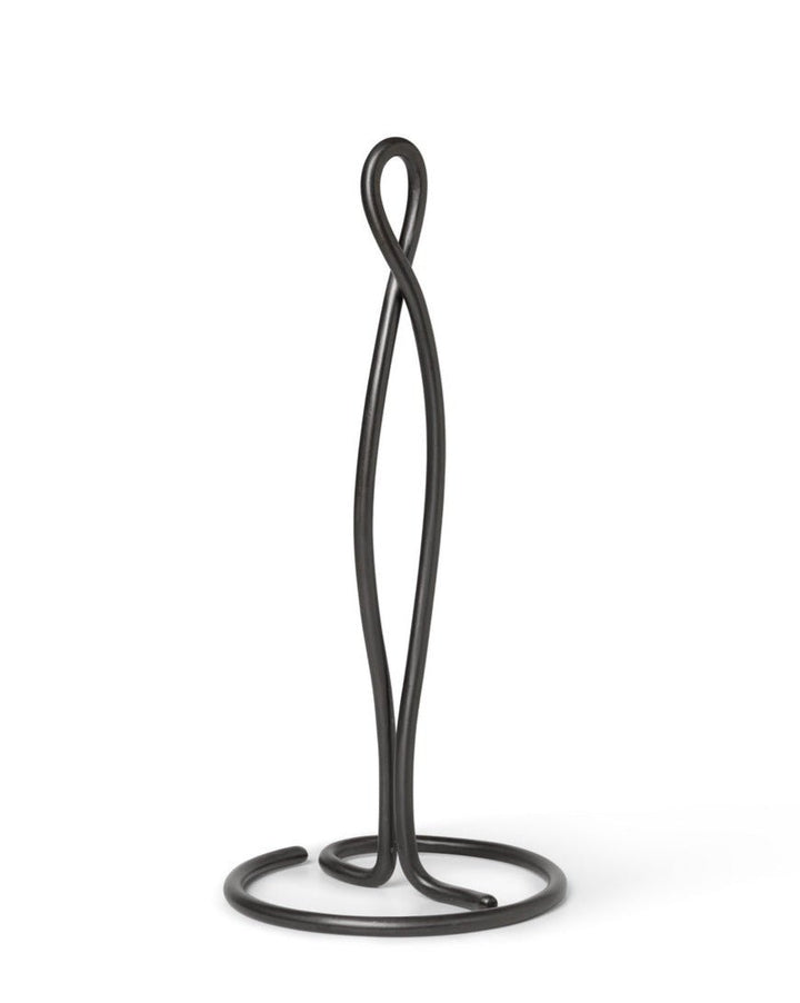 Curvature Paper Towel Holder - Ferm Living - Kitchen & Dining - Black Brass - HORNE