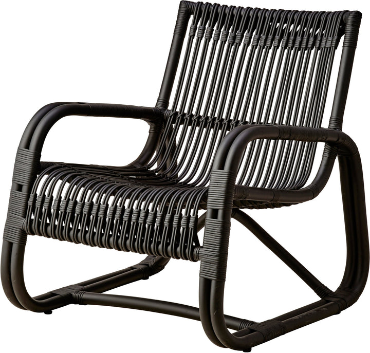 Curve Indoor Lounge Chair - Cane Line - Chairs - Black - HORNE