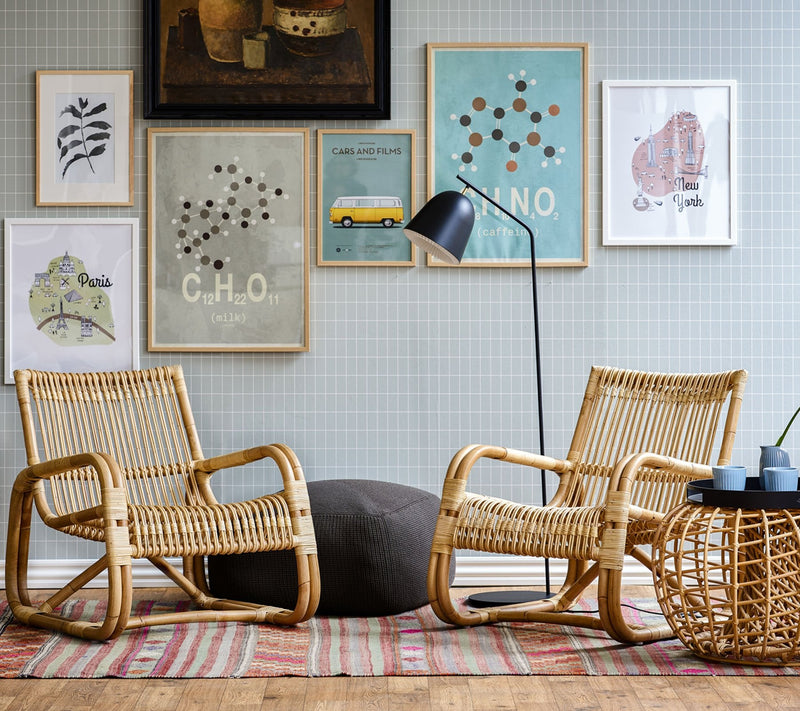 Curve Indoor Lounge Chair - Cane Line - Chairs - Natural - HORNE