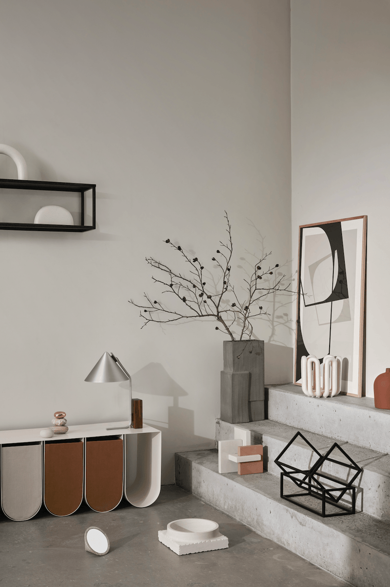 Curved Bench - Kristina Dam - Stools + Benches + Ottomans - Beige - HORNE