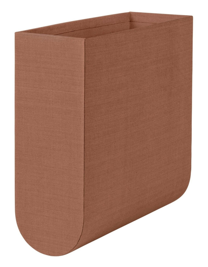 Curved Box - Kristina Dam - Storage + Organization - Small - Burnt Brown - HORNE