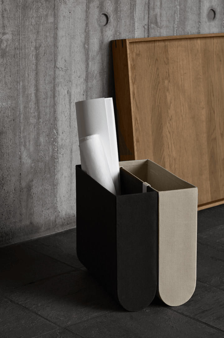 Curved Box - Kristina Dam - Storage + Organization - Medium - Grey - HORNE