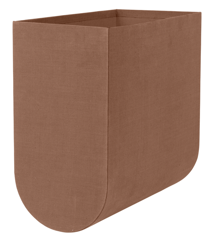 Curved Box - Kristina Dam - Storage + Organization - Medium - Burnt Brown - HORNE