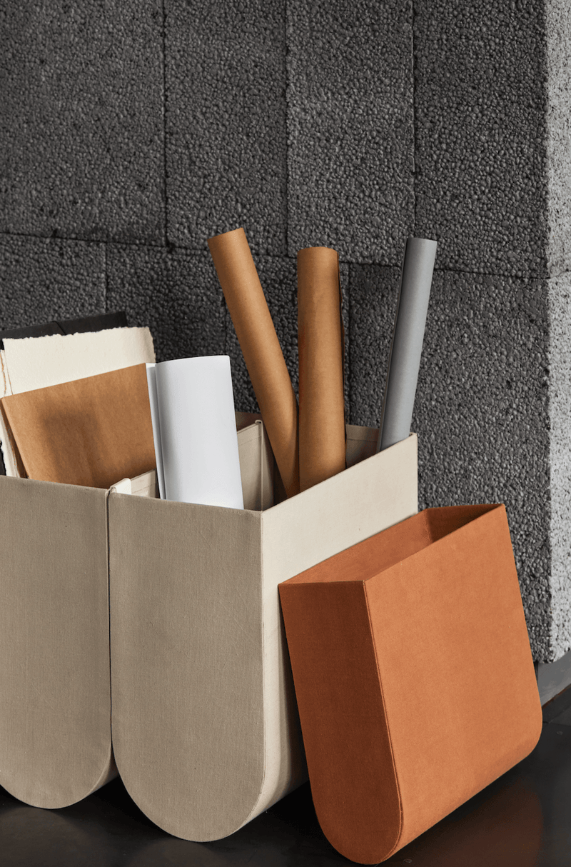 Curved Box Clip - Kristina Dam - Storage + Organization - Beige - HORNE