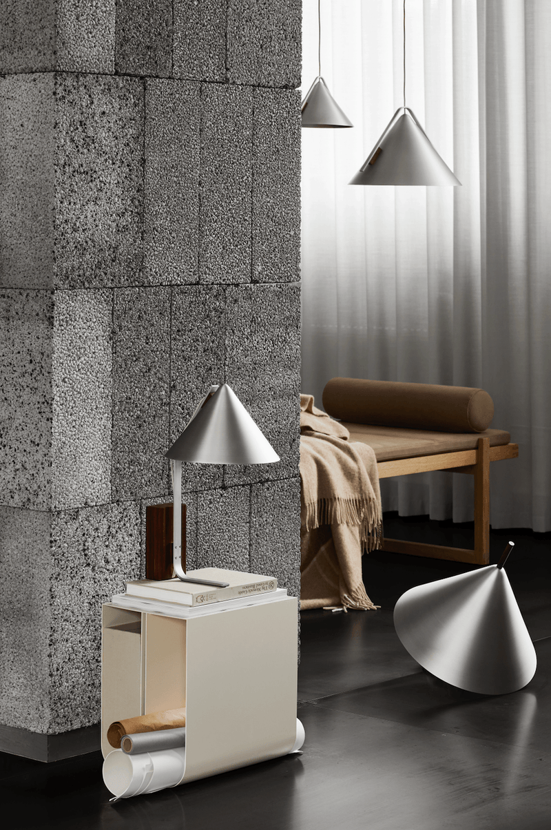 Curved Side Table - Kristina Dam - Tables + Desks - Beige - HORNE