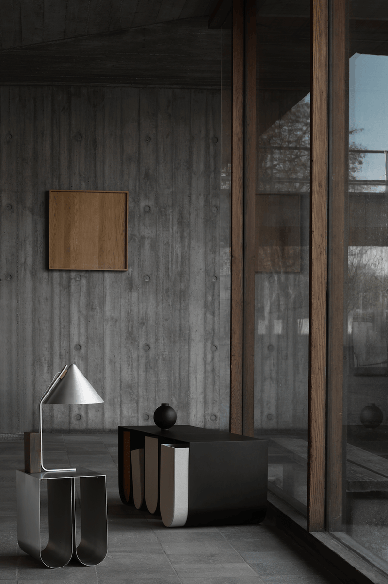 Curved Side Table - Kristina Dam - Tables + Desks - Beige - HORNE