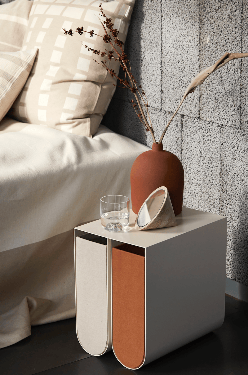 Curved Side Table - Kristina Dam - Tables + Desks - Beige - HORNE