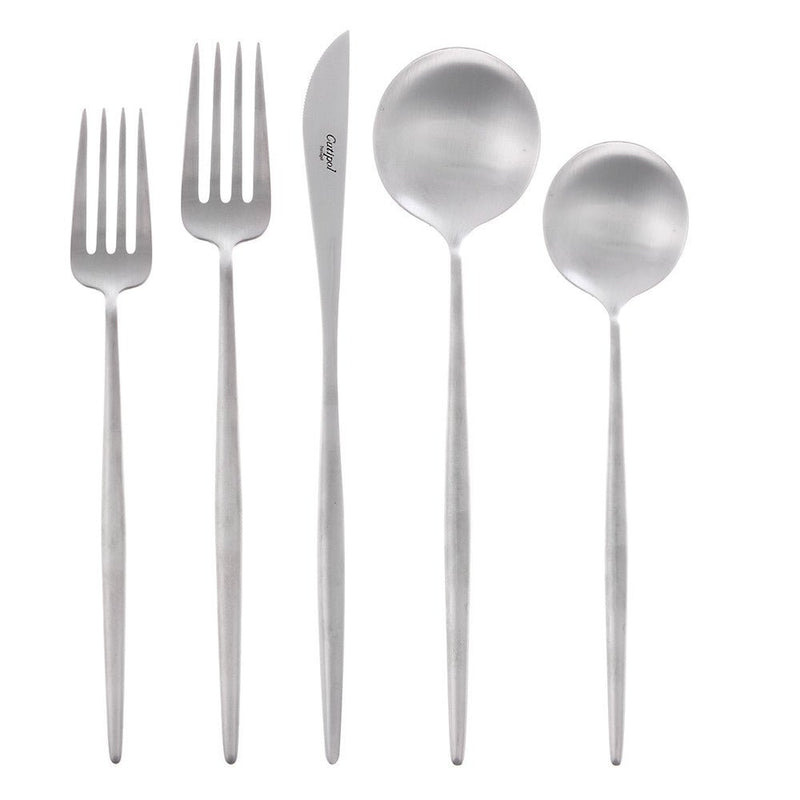 Cutipol Moon Cutlery - Brushed Steel - Boxed Sets