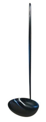 Cutipol Moon Soup Ladle - Brushed Black - Cutipol - Flatware + Serving Pieces - HORNE