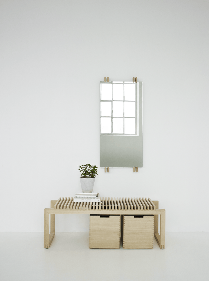 Cutter Mirror - Skagerak by Fritz Hansen - Mirrors - Oak / Black - HORNE