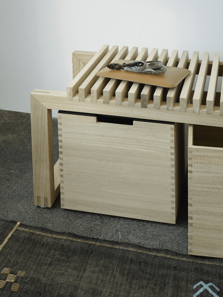 Cutter Storage Box - Oak - Skagerak by Fritz Hansen - Storage + Organization - HORNE
