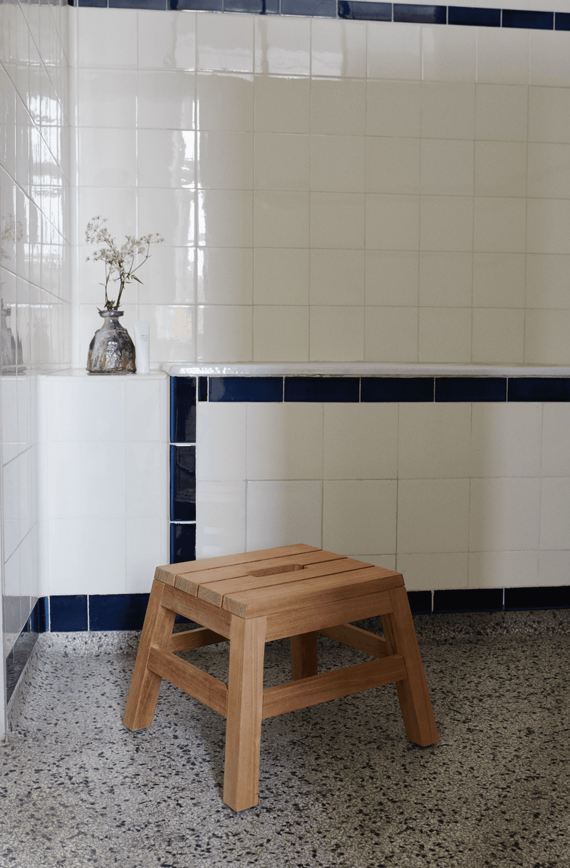 Dania Stool - Teak - Skagerak by Fritz Hansen - Stools + Benches + Ottomans - HORNE