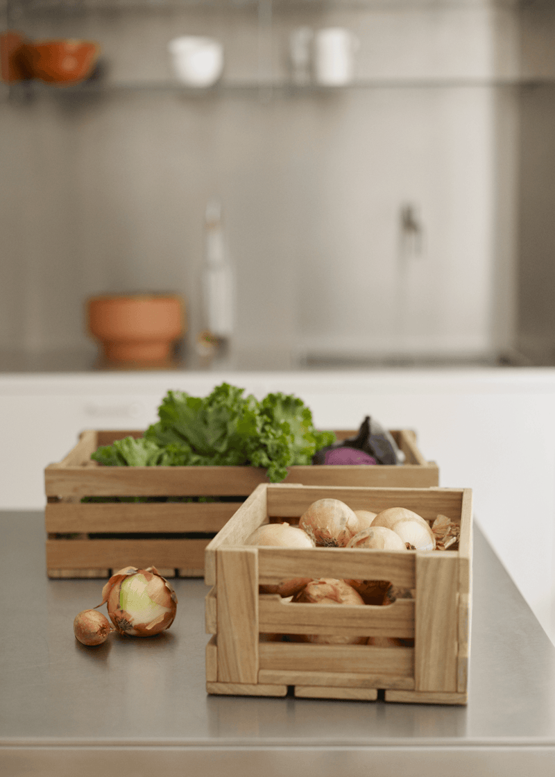 Dania Teak Onion Crate