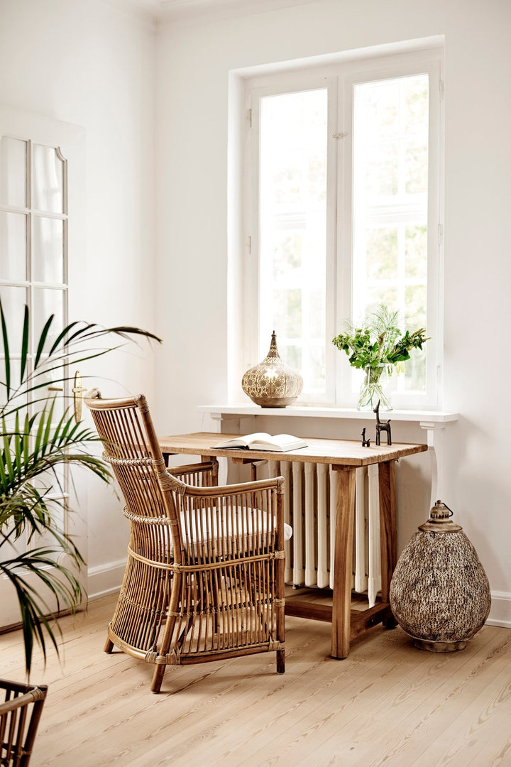 Davinci Chair - Sika Design - Chairs - Antique - Sunbrella Sailcloth Seagull - HORNE
