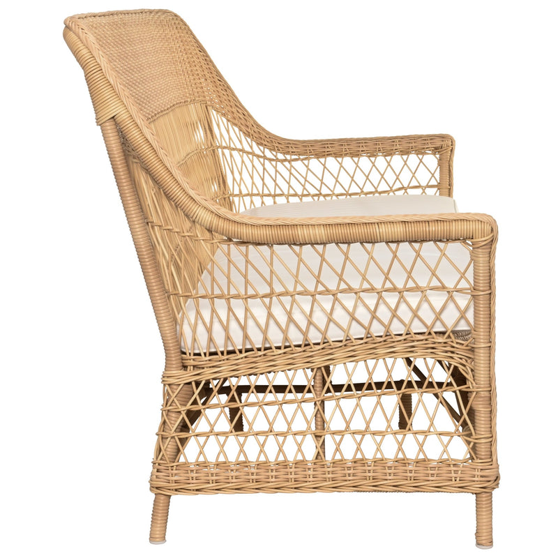 Dawn 3 - Seater Sofa - Exterior - Sika Design - Outdoor Furniture - Antique - Sunbrella Sailcloth Seagull - HORNE