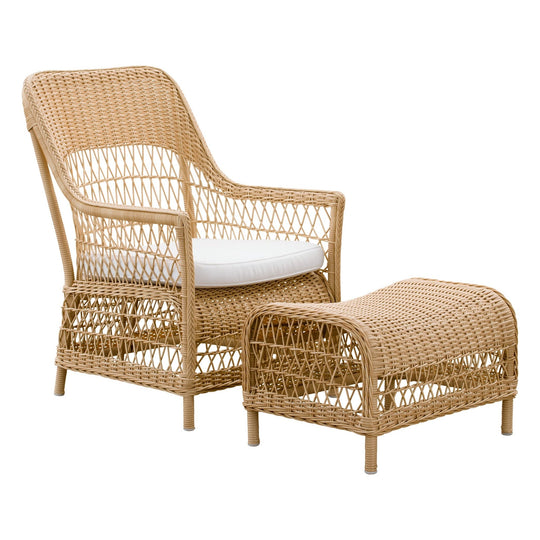 Dawn Foot Stool - Exterior - Sika Design - Outdoor Furniture - Natural - HORNE