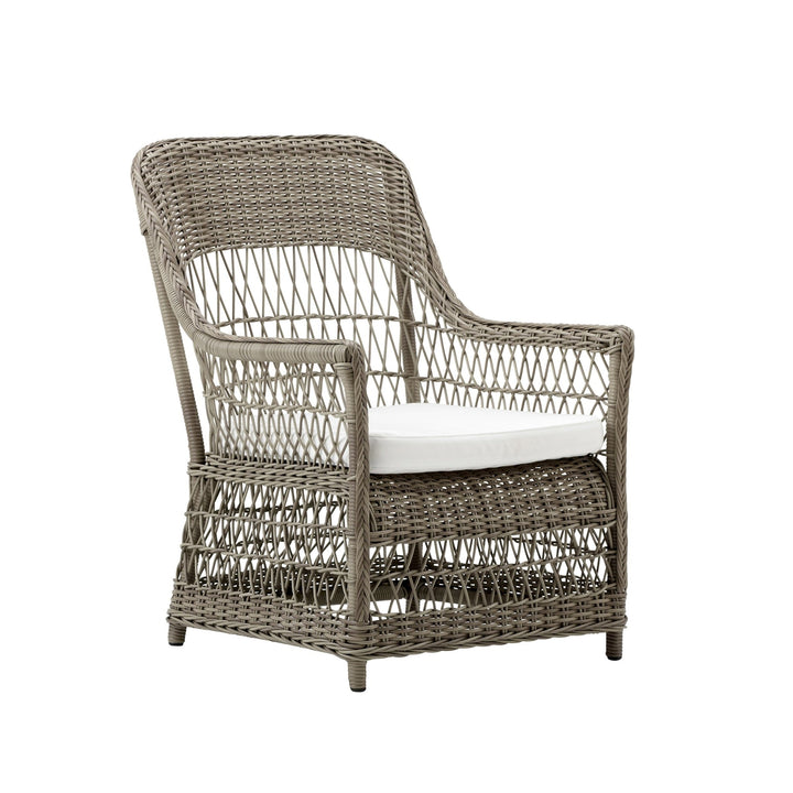 Dawn Lounge Chair - Exterior - Sika Design - Outdoor Furniture - Antique - Snow White 100% Polyester - HORNE