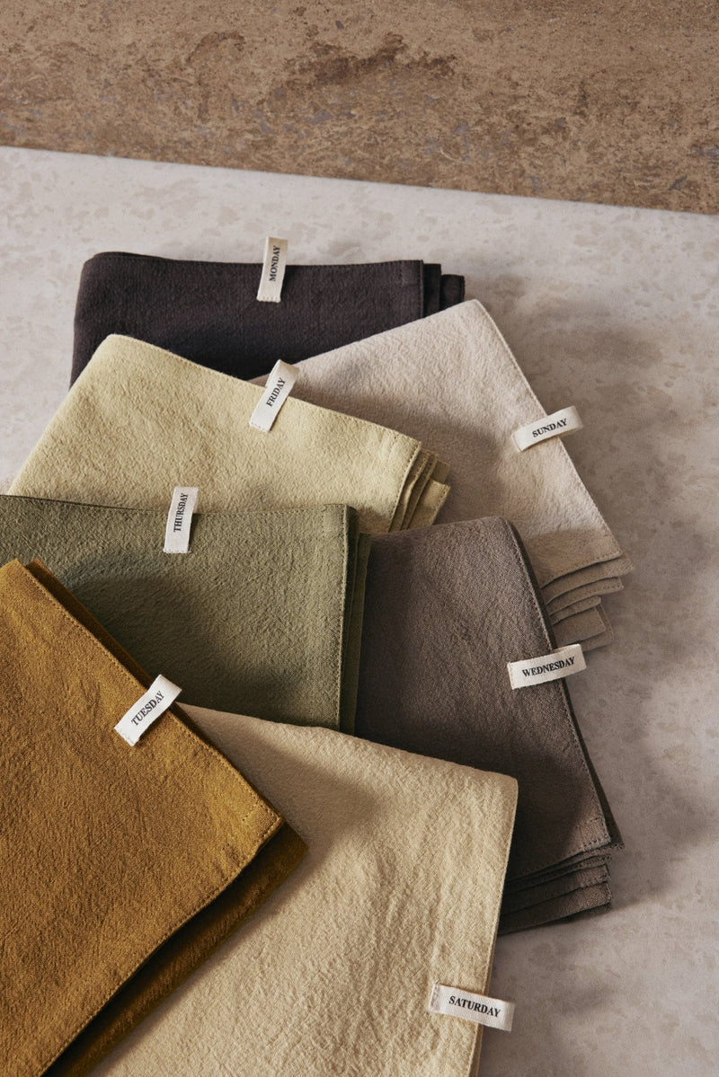 Day Tea Towel - Set of 7 - Ferm Living - Kitchen & Dining - Calm - HORNE