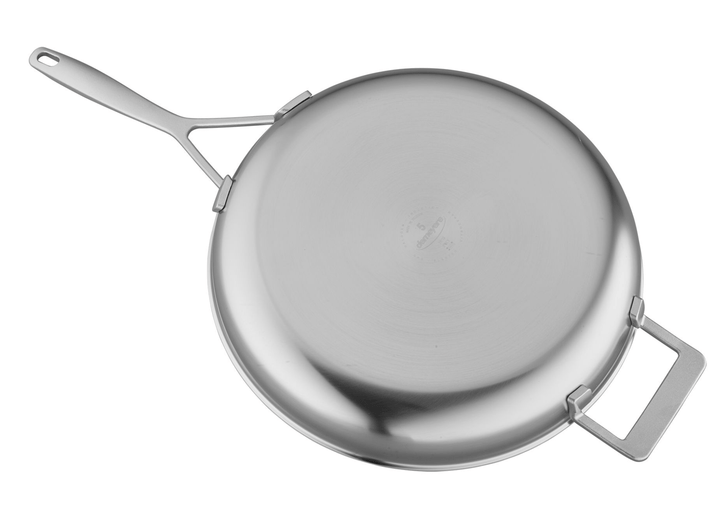 Demeyere Industry 12.5" Fry Pan With Helper Handle - Demeyere - Cookware - HORNE