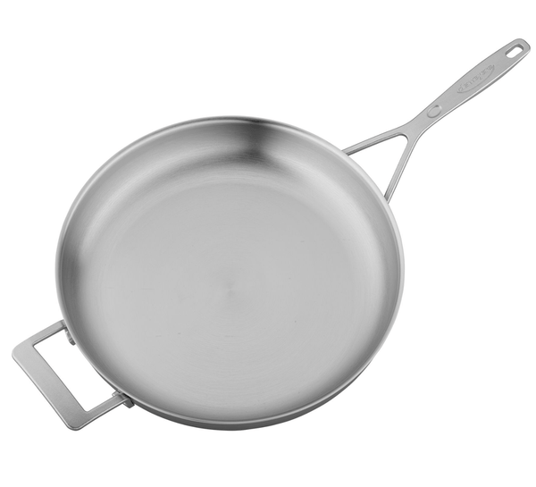 Demeyere Industry 12.5" Fry Pan With Helper Handle - Demeyere - Cookware - HORNE