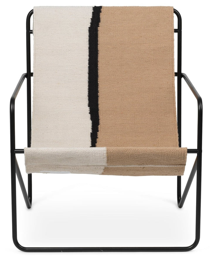 Desert Lounge Chair, Black Frame - Set of 2 - Ferm Living - Chairs - Soil - Soil - HORNE
