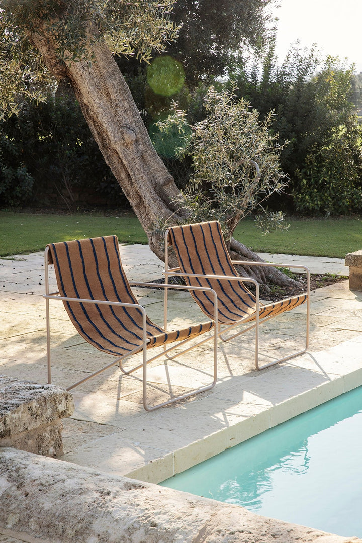 Desert Lounge Chair, Black Frame - Set of 2 - Ferm Living - Chairs - Soil - Soil - HORNE