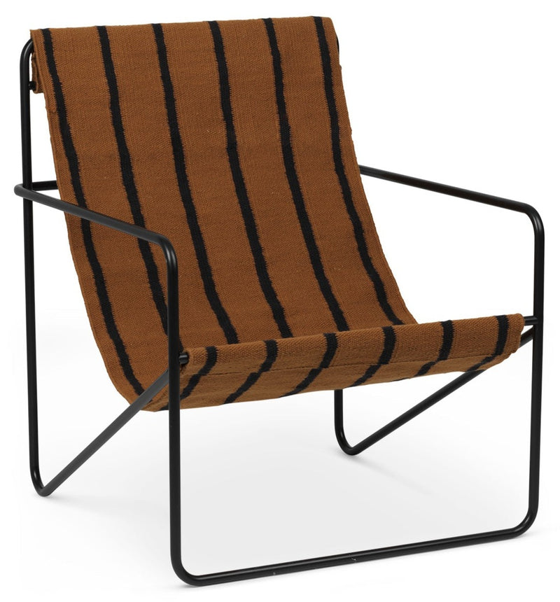 Desert Lounge Chair, Black Frame - Set of 2 - Ferm Living - Chairs - Soil - Soil - HORNE