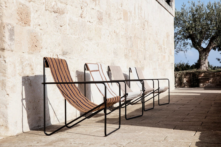 Desert Lounge Chair, Black Frame - Set of 2 - Ferm Living - Chairs - Soil - Soil - HORNE