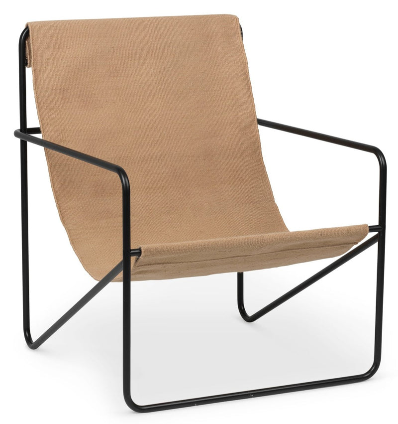 Desert Lounge Chair, Black Frame - Set of 2 - Ferm Living - Chairs - Soil - Soil - HORNE