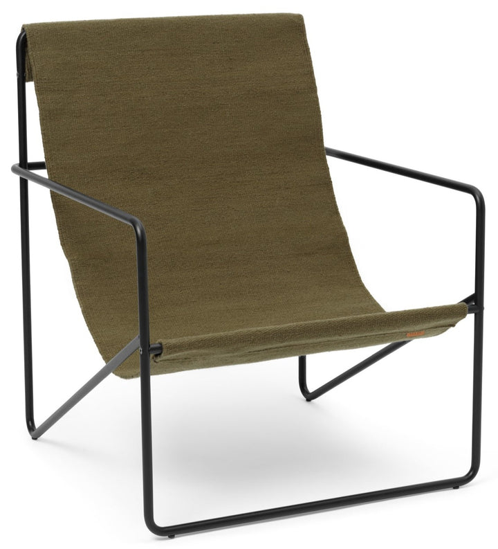 Desert Lounge Chair, Black Frame - Set of 2 - Ferm Living - Chairs - Soil - Soil - HORNE