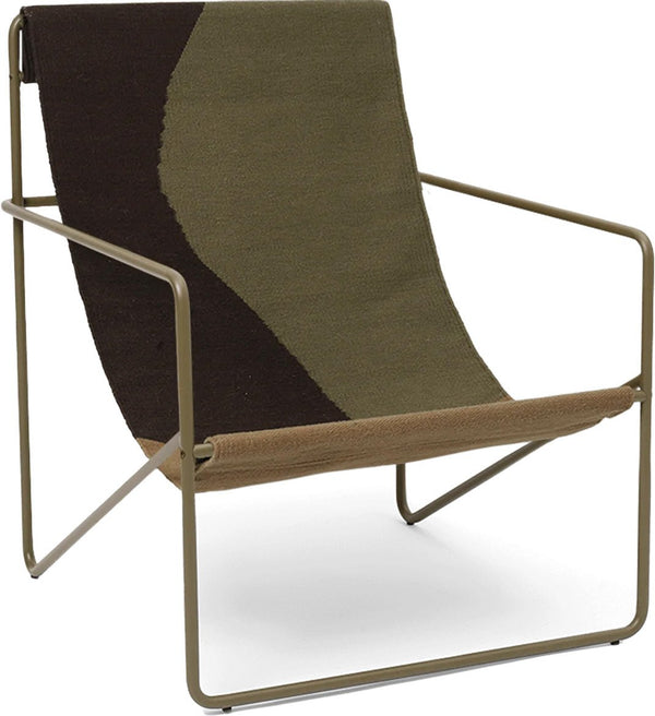 Desert Lounge Chair, Olive Frame - Set of 2