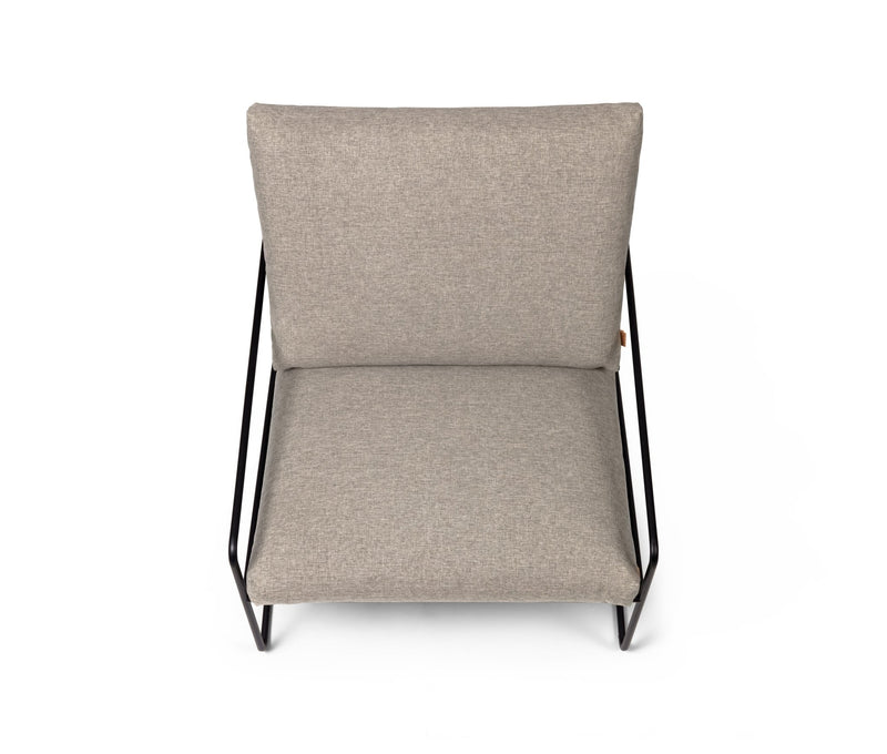 Desert Sofa 1 - Seater - Ferm Living - Sofas - Black/ Chocolate - HORNE