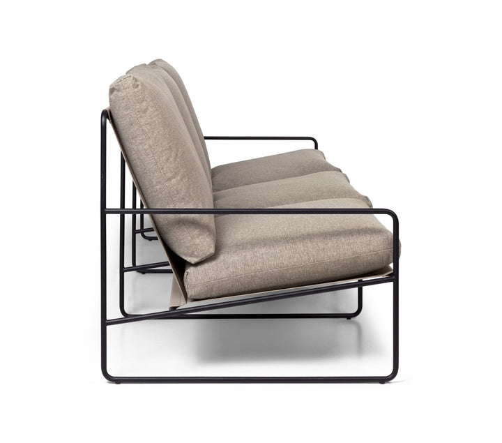 Desert Sofa 3 - Seater - Ferm Living - Sofas - Black/ Chocolate - HORNE