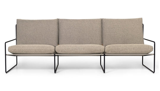 Desert Sofa 3 - Seater - Ferm Living - Sofas - Black/ Dark Sand - HORNE