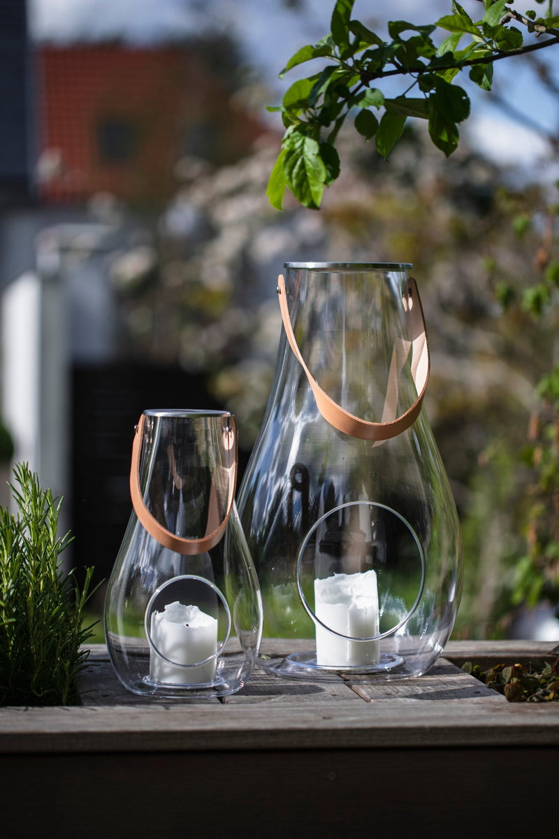 Design with Light Lantern - Clear - Holmegaard - Candle Holders - 6.5