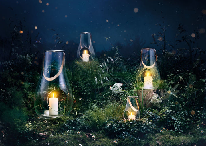 Design with Light Lantern - Clear - Holmegaard - Candle Holders - 11.4" - HORNE